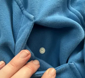 Lululemon Scuba Oversized Full Zip Hoodie Xs/s Blue Nile thumbnail 3