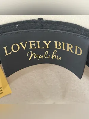Lovely Bird Montana Fedora Wool Hat Small Cream Feather Boho Chic Western Malibu thumbnail 8