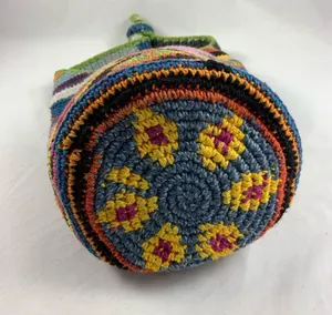 Hippie Tube Style Knitted hobo bag thumbnail 4
