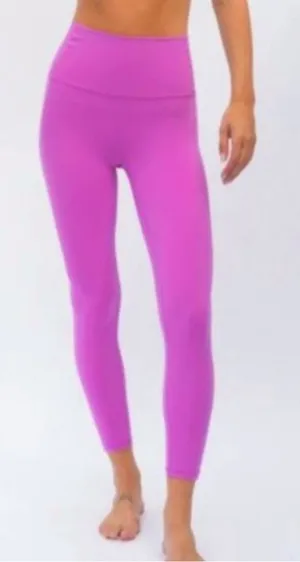 Left On Friday Super Moves 7/8 Tights Leggings Vibrant Lilac Purple thumbnail 1