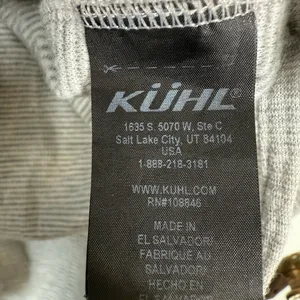 Kuhl Light Gray Scoop Neck Wool Blend Arden Shirt W1490 Sz XS thumbnail 7