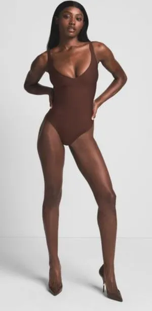 SKIMS Body Unlined Plunge Bodysuit S thumbnail 1