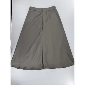 SheIn Dazy Skirt Sz M High Waist Midi Modest Satin Minimalist Capsule Wardrobe thumbnail 3