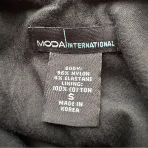 Moda International Elegant Black Long Sleeve Dress thumbnail 6