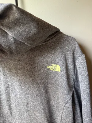 The North Face Women’s Gray Logo Hoodie Size Large thumbnail 6