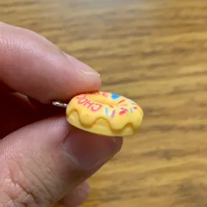 Donut Charm Pendant Yellow thumbnail 5