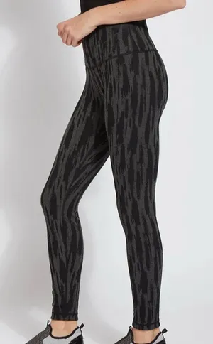 Lysse Reversible Leggings Size‎ XL Black/Gray Athleisure- Dark Woods thumbnail 1