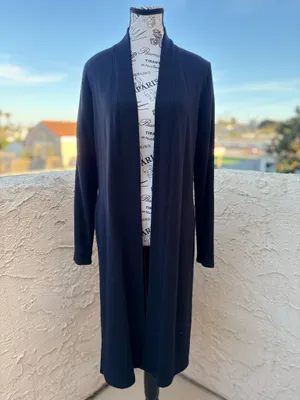 Beyond Yoga High Slits cozy fleece long duster cardigan size S small thumbnail 6