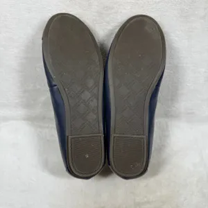 Vionic Minna Navy Blue Leather Cap Toe Ballet Flats Orthotic Bow Shoes 7 thumbnail 10