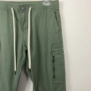 Vuori Ripstop Womens Cargo Jogger Pants Green Drawstring thumbnail 2