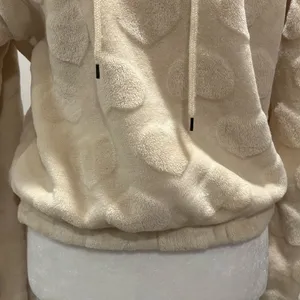 Angel Cult Women’s Cream Hoodie With Hearts Size S thumbnail 5