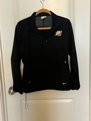 Nike Golf Black 1/4 Zip Pullover Jacket Logo Size S thumbnail 1