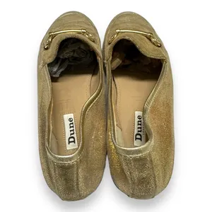 Dune London Womens Shoes‎ Sz 40 EU Gold Bit Loafers Leather Uppers thumbnail 4