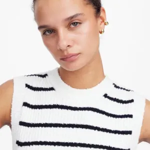 MADEWELL Bouclé-Knit Sweater Tank Top Vest Size XS thumbnail 4