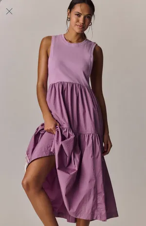 Anthropology Sky High Maxi Dress thumbnail 1