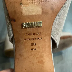 Schutz Binalia Lace Up Suede Block Heel Sandals size 6 thumbnail 8