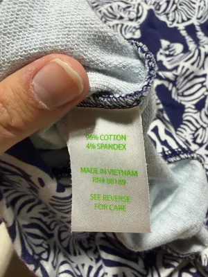 Lilly Pulitzer Navy Zebra Print Long Sleeve Top medium thumbnail 10