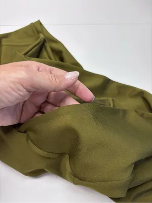 Obsession Scrunch Butt Shapewear Leggings Olive Green High Waisted Size M EUC thumbnail 13