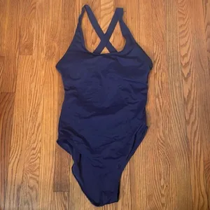Andie Swim The Tulum One‎ Piece Swimsuit Navy Size Medium NWT thumbnail 3