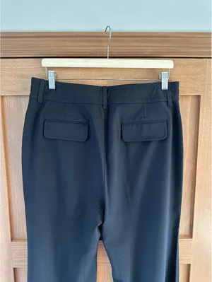 Zimmermann Wool Blend Woven Wide-Leg Pants Trousers in Black Women’s sz 4 Large thumbnail 10