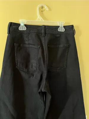 Universal Threads Wide Leg Ankle Black Jeans thumbnail 4