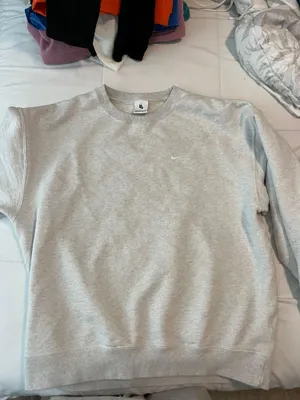 Nike Gray Crew Neck Sweatshirt thumbnail 1
