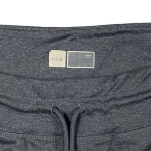 Lole Jogger Small Charcoal Grey Buttery Soft Drawstring Cuffed Pilates Yoga‎ EUC thumbnail 4