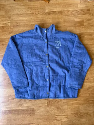 New Amuse Society Seabreeze Embroidered Button Up Lightweight Quilted Jacket thumbnail 2