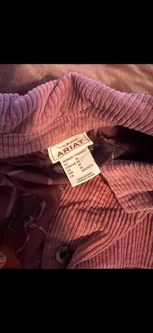 Ariat Corduroy Shacket Small thumbnail 3
