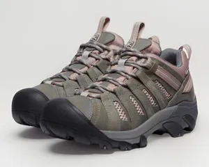 Keen‎ Women's Sz 10 Voyageur Drizzle/Fawn Hiking Boots Shoes Outdoors Camping thumbnail 1