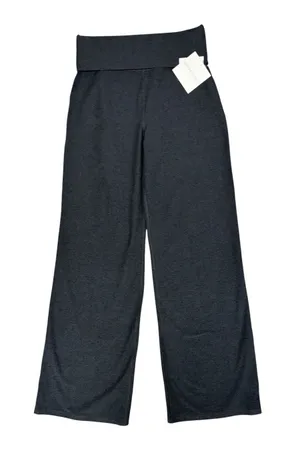 Beyond Yoga Spacedye Foldover Space Dye Wide Leg Pants Darkest Night XS NEW NWT thumbnail 1