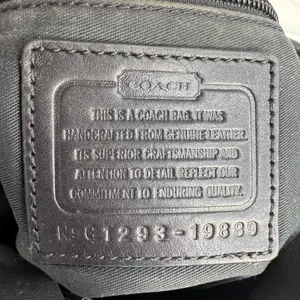 Coach Medium Shoulder Bag Legacy Penny Hobo 19889 Silver Hardware Black Leather thumbnail 13