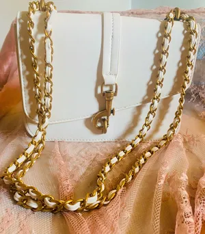 White Steve Madden Shoulder Bag Chain Leather thumbnail 1