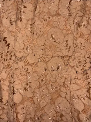 NSR Lace Midi Dress in Light Apricot thumbnail 3