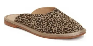 NWOB Lucky Brand Arvy Slip On Mule Leopard Print Eyelash 8 thumbnail 1