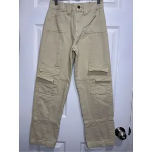 LIONESS Stacy cargo jean denim beige Small/4 thumbnail 2