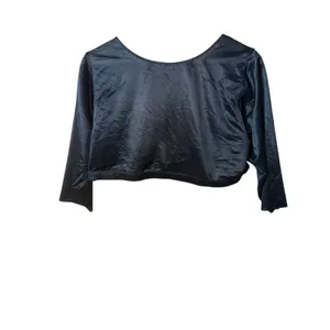 SKIMS Holiday Arm Shaper Sleeves Open Bust Compression Slimming Shrug Black Sz S thumbnail 2