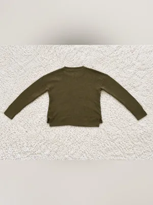 Madewell Patch Pocket Pullover Sweater – Cadmium Green – S thumbnail 5