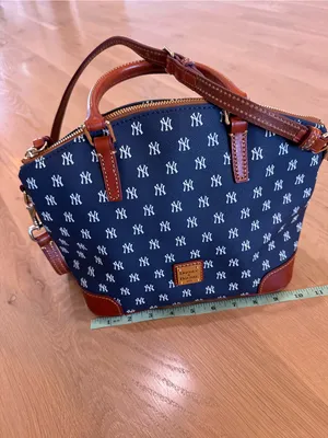 Dooney and Bourke MLB New York Yankees domed zip satchel thumbnail 12
