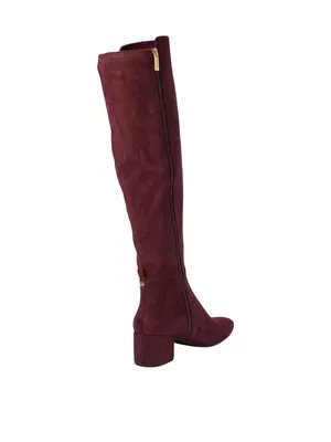 Michael Michael Kors Heels Braden Over the Knee Riding Boots Merlot Purple 7M thumbnail 15