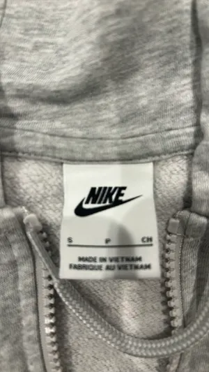 Nike TCU classic zip up hoodie grey with horned frog thumbnail 3