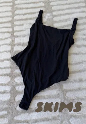 SKIMS Black Bodysuit Sculpt Seamless Thong thumbnail 1