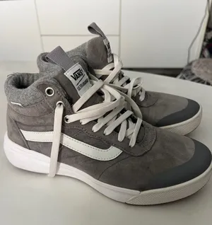Vans Ultrarange Hi MTE Wool Frost Gray Suede High Top Sneakers Womens 8 thumbnail 1