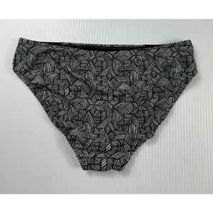 Athleta Bikini Bottom Geometric Print Swim‎ Bottom Black White Size M thumbnail 5