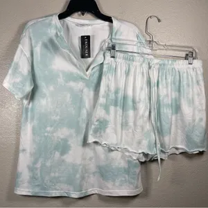 Ekouaer pajama set tie dye SZ M thumbnail 1
