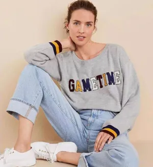 Lou & Grey Game Time Sweatshirt size medium thumbnail 1