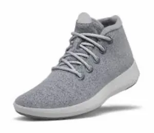 Allbirds Mizzle Merino Wool Runner-Up Ankle Sneaker Lace Light-Gray Size 10 thumbnail 1