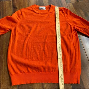 M&S Collection Marks & Spencer 100% Merino Wool Slim Cut Lightweight Sweater thumbnail 6