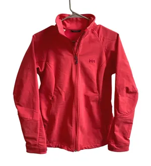 Helly‎ Hansen Softshell Jacket Womens Small Coral Gorpcore Full Zip Hiking Coat thumbnail 1