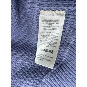 Free People Into You Purple Knit Pullover Oversized Sweater Women’s Size Medium thumbnail 9